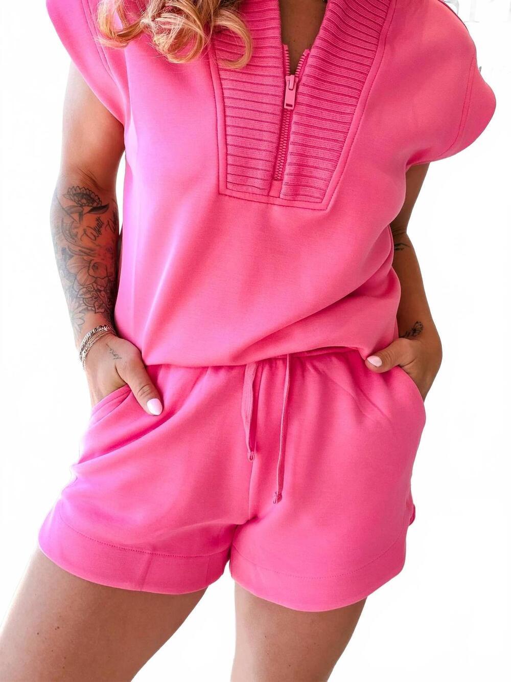 NEW RAE MODE tiffany modal tulip shorts in brink pink